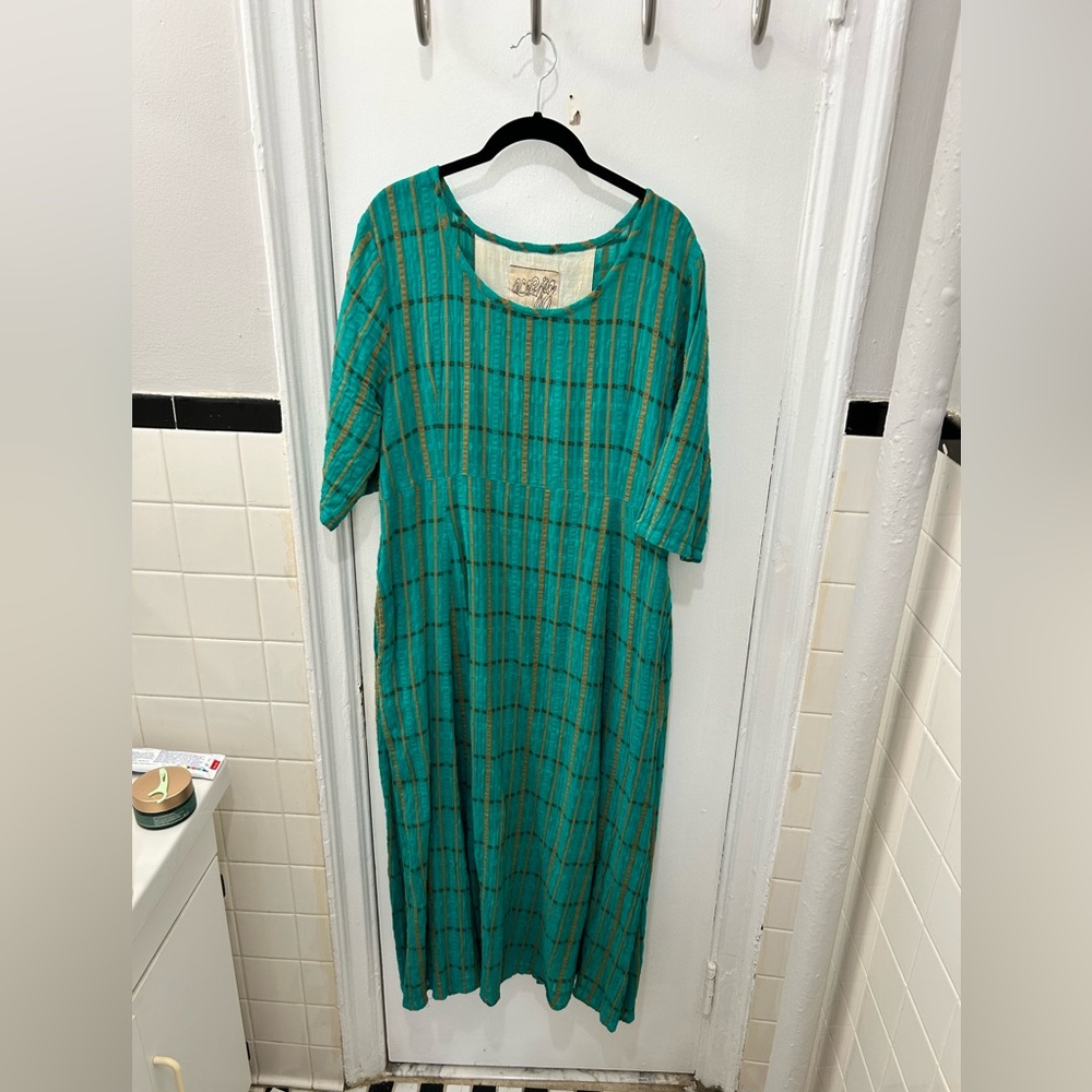 Ace & Jig Rowan Dress in Peacock XL